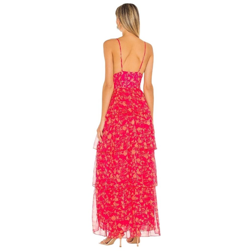 Amanda Uprichard Thaddea Maxi Dress in Brookeside Medium New Womens Gown - Picture 2 of 15